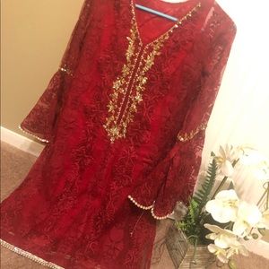 Fancy shirt with bell sleeves